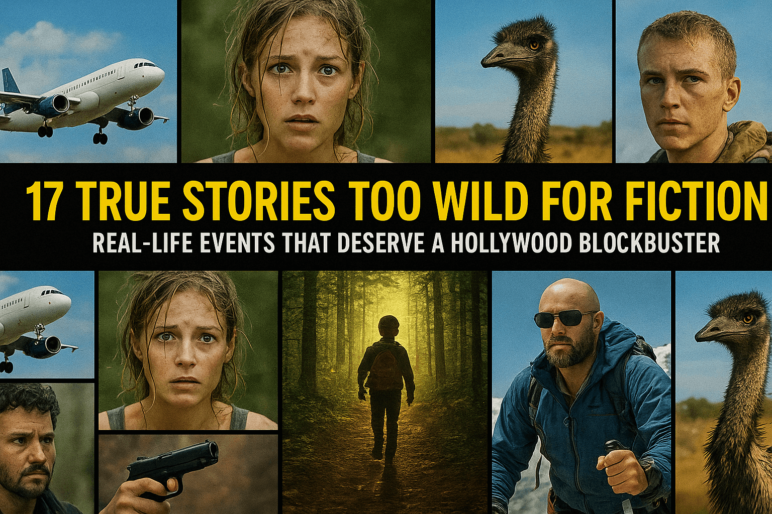 17 True Stories Too Wild for Fiction: Real-Life Events That Deserve a Hollywood Blockbuster